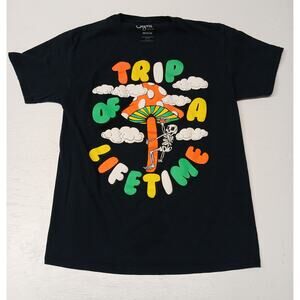 Eighty Eight Brand Medium Black Graphic Comfort Fit Cotton Dress Casual Tshirt